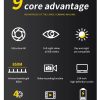 NV500 — Module de vision nocturne 4K pour lunette de tir, 500 m, adaptateurs 42 et 45 mm, usage seul ou sur casque NV500 — Module de vision nocturne 4K pour lunette de tir, 500 m, adaptateurs 42 — vue 8