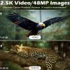 Jumelles numériques 12x32 avec caméra — écran rabattable 2,4", photos 48 MP, vidéo 2.5K, zoom 8x Jumelles numériques 12×32 avec caméra — vue 9