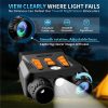 JA22 — Jumelles de vision nocturne 4K, 9 niveaux d'infrarouge, zoom 16x, écran 3", batterie 4000 mAh JA22 — Jumelles de vision nocturne 4K, 9 niveaux d’infrarouge, zoom 16x, écran 3 — vue 8