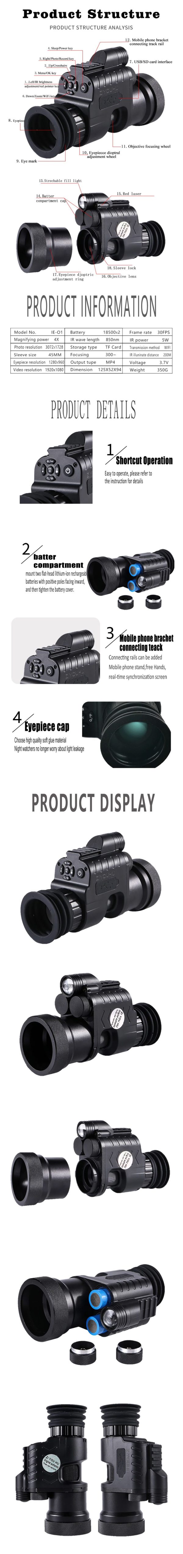 Module clip-on de vision nocturne — vue 10