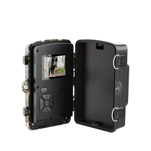 Caméra de chasse H1 16 MP 1080p — infrarouge invisible 940 nm, écran couleur, déclenchement automatique Caméra de chasse H1 16 MP 1080p — vue 9