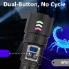 Lampe 2-en-1 UV 365 nm et LED blanche — zoom, variation continue, écran de charge, batterie externe, IPX6 Lampe 2-en-1 UV 365 nm et LED blanche — vue 9