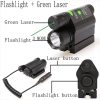 Ensemble lampe tactique et laser — rouge ou vert, 3 modes, interrupteur déporté, batteries et chargeur inclus Ensemble lampe tactique et laser — vue 9