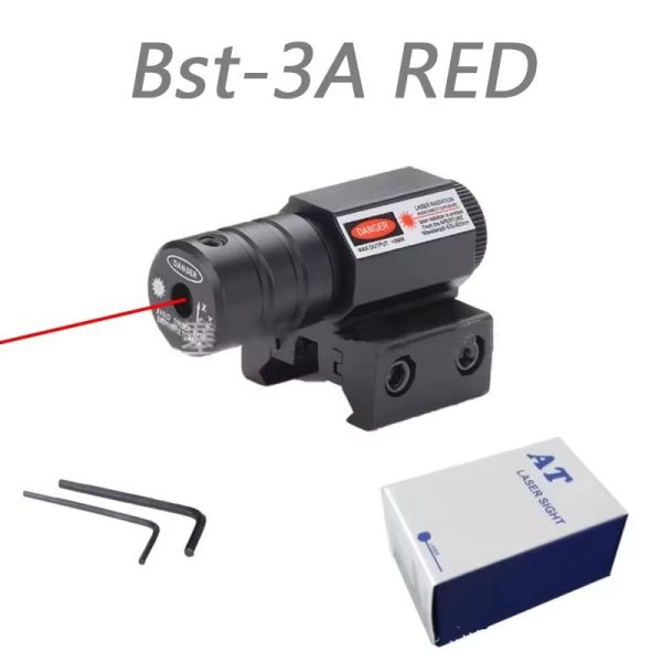 Viseur laser Bst-3A — rouge 650 nm ou vert 532 nm, sous 5 mW, rail 11 ou 20 mm, clés fournies Viseur laser Bst-3A — vue 9