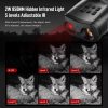 Jumelles de vision nocturne 4K — zoom optique 5x, téléobjectif 50 mm, infrarouge discret 2 W, écran 3" Jumelles de vision nocturne 4K — vue 8