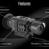 NV002 — Lunette de vision nocturne 4x, écran rond 454×454, IR 850 nm 3 W, zoom 1-8x, USB-C, montage Picatinny NV002 — Lunette de vision nocturne 4x, écran rond 454×454, IR 850 nm 3 W, zoom 1 — vue 11