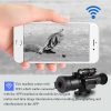 PQ1W — Lunette de vision nocturne 1080p, zoom 11x, 600 m sous les étoiles, traitement FMC bleu, WiFi, IP65 PQ1W — Lunette de vision nocturne 1080p, zoom 11x, 600 m sous les étoiles, trait — vue 11