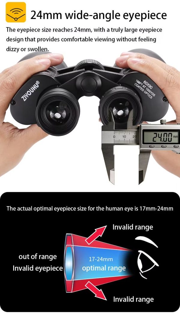 Jumelles 7x50 grand format — prisme Porro BAK4, oculaires 24 mm, traitement FMC, châssis métal Jumelles 7×50 grand format — vue 11