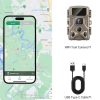 Caméra de chasse DL10 4K 64 MP — WiFi et Bluetooth, application avec carte, déclenchement 0,1 s, trépied inclus Caméra de chasse DL10 4K 64 MP — vue 9