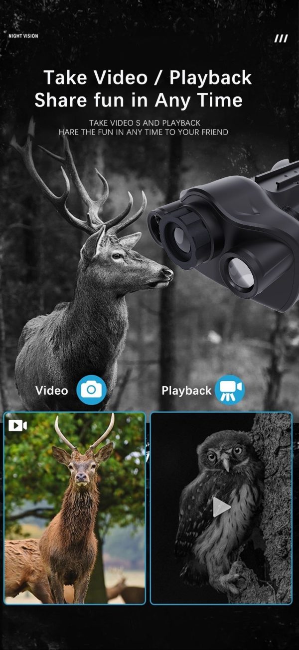 NVG08 — Jumelles de vision nocturne sur casque, télémètre 1200 m, incrustation PIP, boussole, 6000 mAh, IP56 NVG08 — Jumelles de vision nocturne sur casque, télémètre 1200 m, incrustation P — vue 10