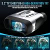 NV2188 — Jumelles de vision nocturne 4K holographiques, batterie 9000 mAh, lampe blanche, 350-400 m, écran 3,2" NV2188 — Jumelles de vision nocturne 4K holographiques, batterie 9000 mAh, lampe — vue 10