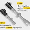 NV500 — Module de vision nocturne 4K pour lunette de tir, 500 m, adaptateurs 42 et 45 mm, usage seul ou sur casque NV500 — Module de vision nocturne 4K pour lunette de tir, 500 m, adaptateurs 42 — vue 10