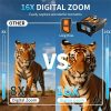 JA22 — Jumelles de vision nocturne 4K, 9 niveaux d'infrarouge, zoom 16x, écran 3", batterie 4000 mAh JA22 — Jumelles de vision nocturne 4K, 9 niveaux d’infrarouge, zoom 16x, écran 3 — vue 10