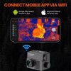 ClearView B215AL — Caméra thermique pour arc et observation, objectif F/1,0, zoom 8x, WiFi, montage arc ou trépied ClearView B215AL — vue 11