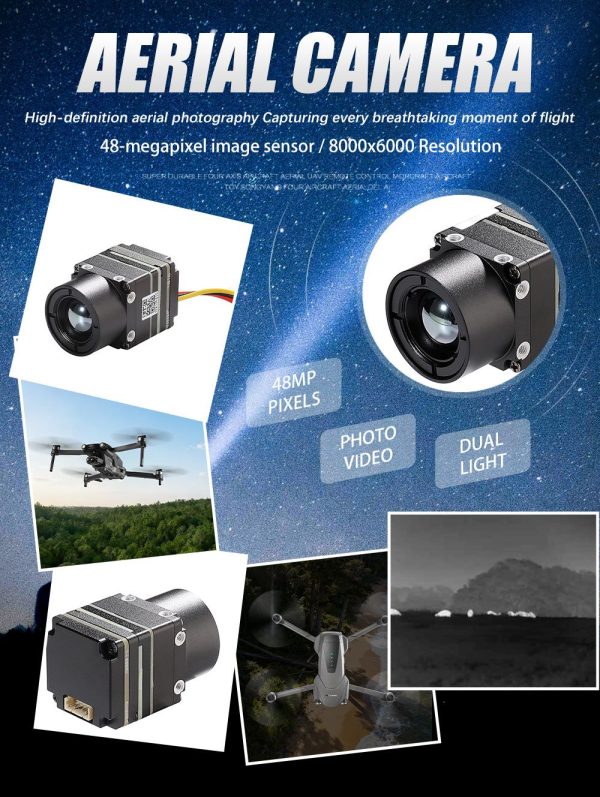 Module thermique 640×512 pour drone — NETD ≤25 mK, 50 Hz, détection 900 m, 23 g, sortie vidéo analogique Module thermique 640×512 pour drone — vue 9