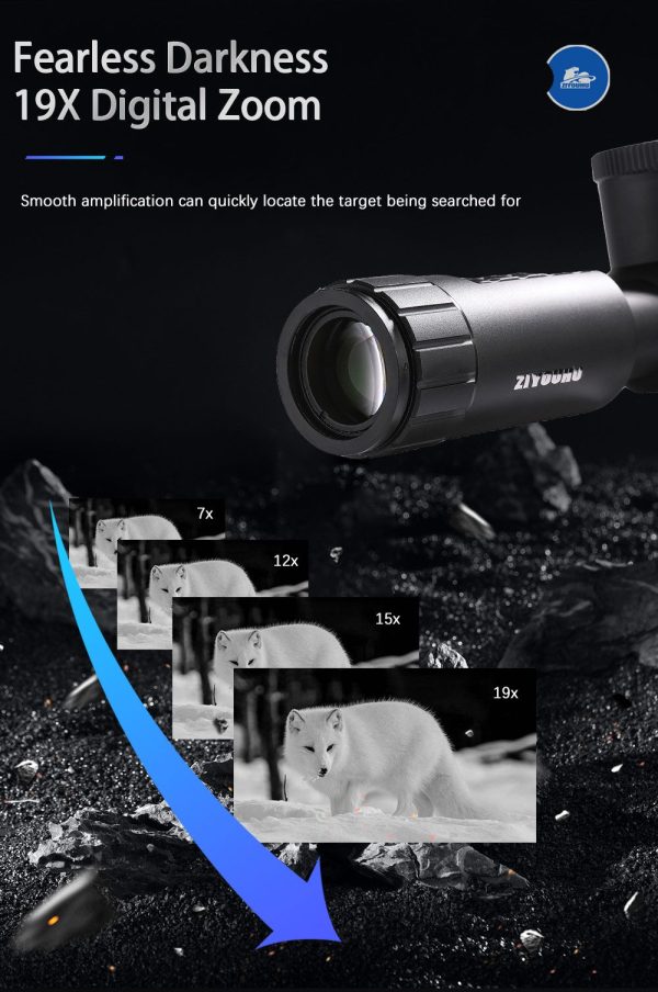 NS40 — Lunette de vision nocturne, écran AMOLED 2560×1920, zoom 19x, 5 réticules — vue 11