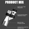 Monoculaire de poche 8x20 coudé — corps inox, prisme BAK4, traitement XP5, 60 g, support smartphone Monoculaire de poche 8×20 coudé — vue 11