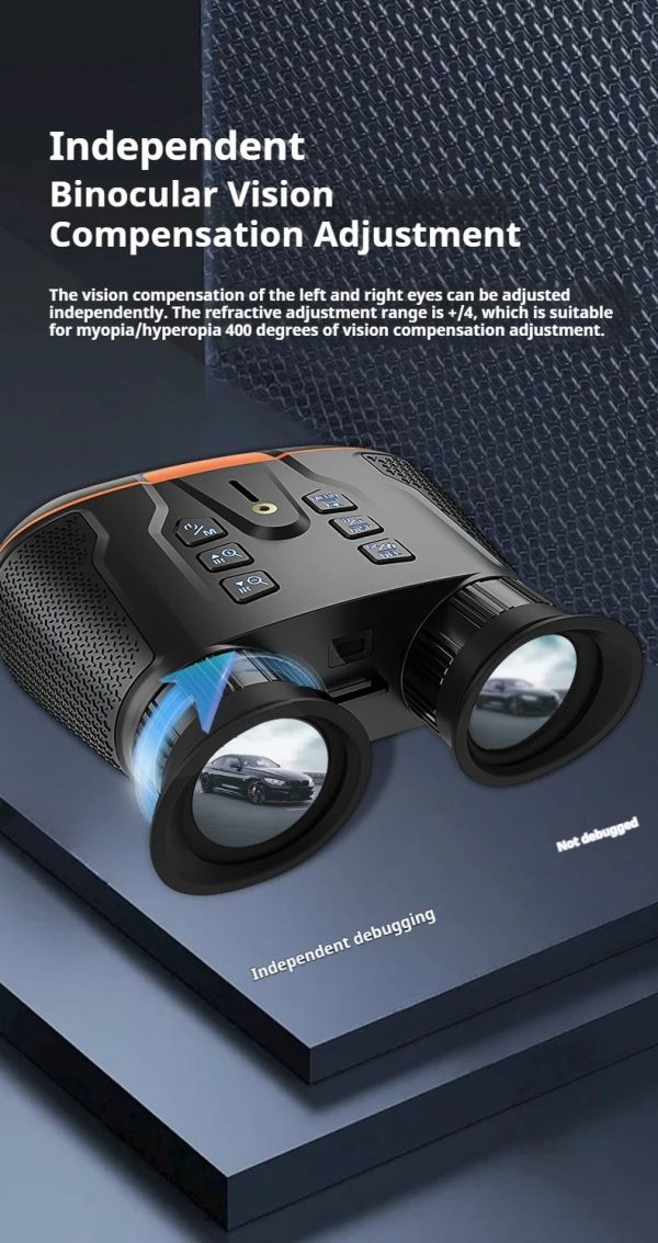 Jumelles de vision nocturne 3D 8K — double caméra, grand écran, assemblage 3D, 512 Go, 3600 mAh Jumelles de vision nocturne 3D 8K — vue 10