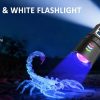 Lampe 2-en-1 UV 365 nm et LED blanche — zoom, variation continue, écran de charge, batterie externe, IPX6 Lampe 2-en-1 UV 365 nm et LED blanche — vue 12