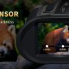 Jumelles de vision nocturne 4K NovaLens — capteur 48 MP à f/1,4, WiFi, 512 Go, 3000 mAh, 3 modes de montage Jumelles de vision nocturne 4K NovaLens — vue 12