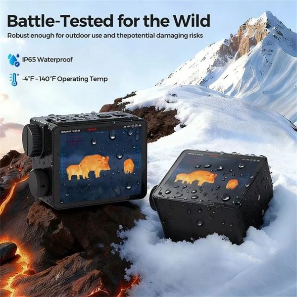 ClearView B215AL — Caméra thermique pour arc et observation, objectif F/1,0, zoom 8x, WiFi, montage arc ou trépied ClearView B215AL — vue 13