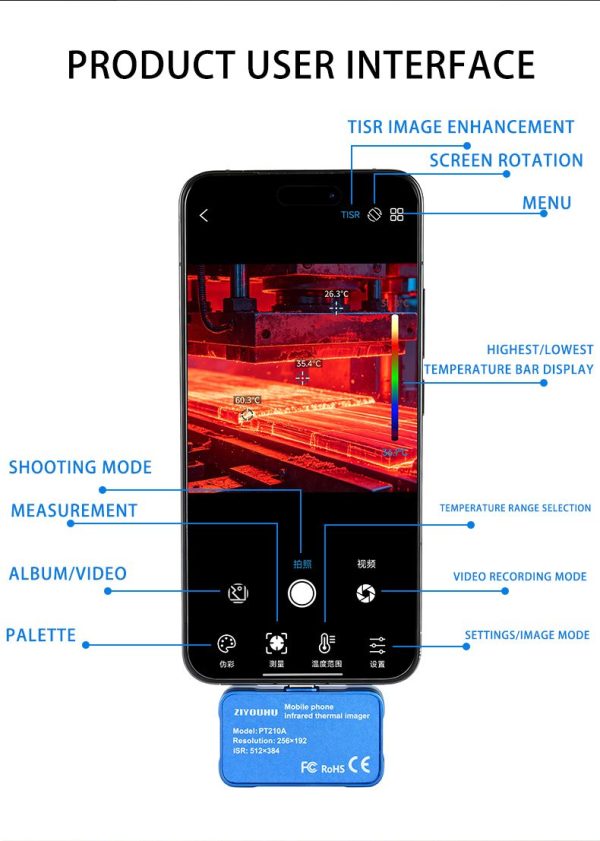 Module thermique Android USB-C PT210A — vue 11