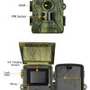 Caméra de chasse 8K 60 MP solaire — WiFi et application, batterie 5200 mAh, PIR 120° Caméra de chasse 8K 60 MP solaire — vue 16