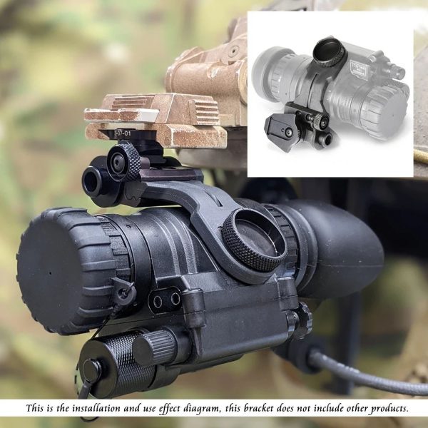 Bras en J métallique pour vision nocturne — adaptateur PVS-14 sur support de casque L4 / G24 Bras en J métallique pour vision nocturne — vue 13