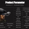 NVG08 — Jumelles de vision nocturne sur casque, télémètre 1200 m, incrustation PIP, boussole, 6000 mAh, IP56 NVG08 — Jumelles de vision nocturne sur casque, télémètre 1200 m, incrustation P — vue 13