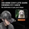 NV8161 — Jumelles de vision nocturne 4K 36 MP sur casque, 350-400 m, lampe blanche, 346 g, IP54 NV8161 — Jumelles de vision nocturne 4K 36 MP sur casque, 350-400 m, lampe blanc — vue 13