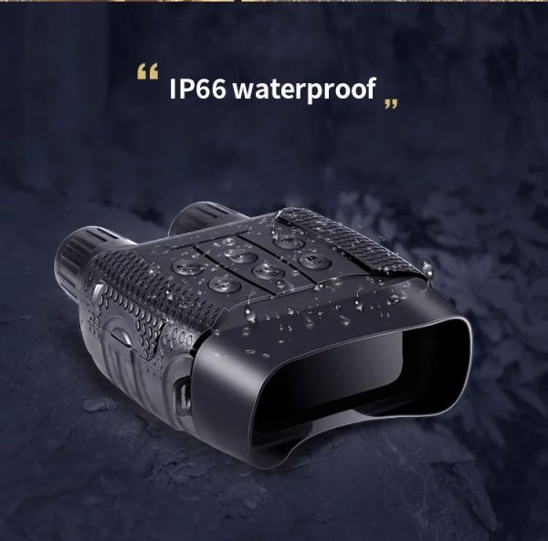 NV3182 — Jumelles de vision nocturne WiFi et Bluetooth, 250-300 m, grossissement 3x, carte 32 Go incluse NV3182 — Jumelles de vision nocturne WiFi et Bluetooth, 250-300 m, grossissement — vue 13