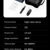Jumelles de vision nocturne 4K — écran IPS 4,5", infrarouge 5 W sur 7 niveaux, 800 m, lampe intégrée, 5000 mAh Jumelles de vision nocturne 4K — vue 14