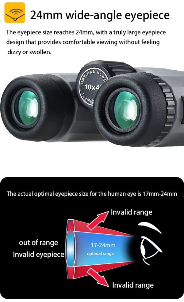 Jumelles 10x42 IPX4 — les mieux protégées de la gamme, lentilles ED, oculaires 24 mm Jumelles 10×42 IPX4 — vue 14