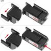 Viseur laser rouge bas profil — sous 5 mW, rail 20 mm, réglable, piles et clés fournies Viseur laser rouge bas profil — vue 14