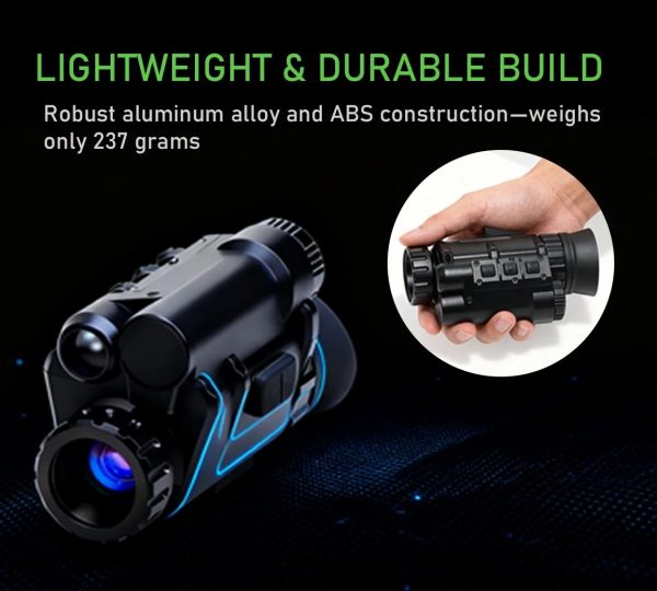 NVG30 — Monoculaire de vision nocturne sur casque, IR 940 nm invisible, 200 m, 4 modes couleur, mode 40 Hz NVG30 — Monoculaire de vision nocturne sur casque, IR 940 nm invisible, 200 m, 4 — vue 15