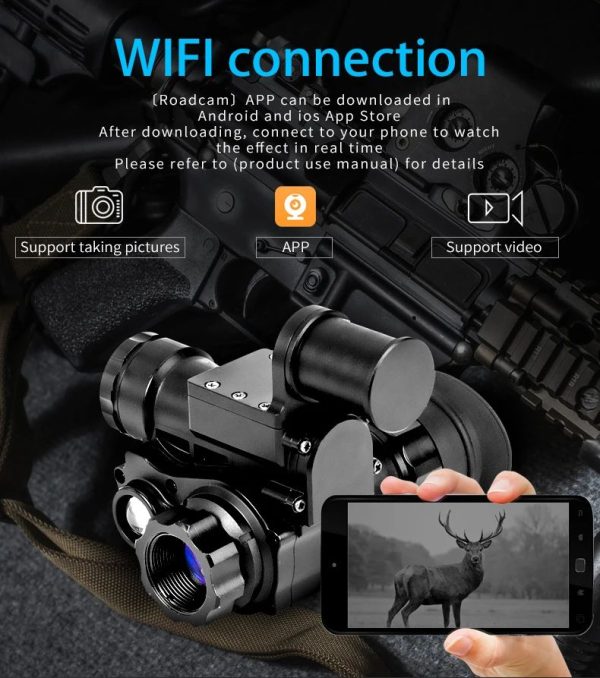 NVG10 — Monoculaire de vision nocturne sur casque, IR 940 nm, WiFi, IP66, 237 g, -40 °C à +55 °C NVG10 — Monoculaire de vision nocturne sur casque, IR 940 nm, WiFi, IP66, 237 g, — vue 14