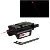 Viseur laser rouge bas profil — sous 5 mW, rail 20 mm, réglable, piles et clés fournies Viseur laser rouge bas profil — vue 15