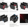Viseur laser compact à double rail — rouge ou vert, réglages séparés, bouton poussoir, empilable Viseur laser compact à double rail — vue 17
