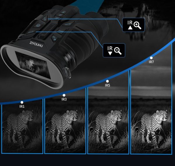 R88 — Jumelles thermiques et vision nocturne, télémètre 1000 m, stabilisation gy — vue 16