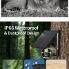Caméra de chasse 4G LTE solaire — vision nocturne couleur, audio bidirectionnel, IP66, cloud gratuit Caméra de chasse 4G LTE solaire — vue 16