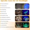 Lampe UV 365 nm 20 W — 4 LED, filtre noir, portée 50 m, USB-C et batterie externe, IPX6 Lampe UV 365 nm 20 W — vue 17