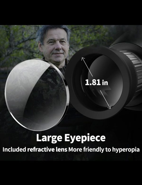 CY789 — Vision nocturne double infrarouge 850 + 940 nm, 500 m, écran 3,1", IR rétractable et rotatif 360° CY789 — Vision nocturne double infrarouge 850 + 940 nm, 500 m, écran 3,1″, IR ré — vue 17