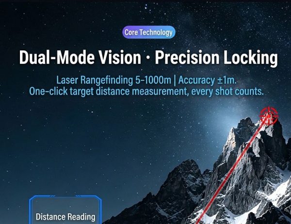R88 — Jumelles thermiques et vision nocturne, télémètre 1000 m, stabilisation gy — vue 19