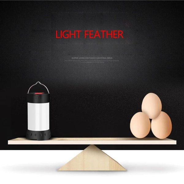 Lanterne de camping rechargeable — 5 modes dont rouge et SOS, base magnétique, 48 h d'autonomie Lanterne de camping rechargeable — vue 21