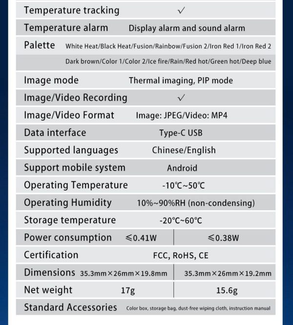 Module thermique pour smartphone ZYH — vue 24