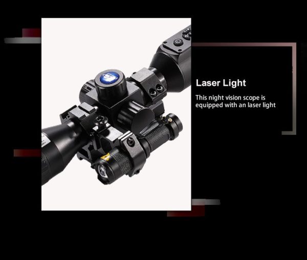 NV003 — Lunette de vision nocturne, objectif 35 mm, écran OLED rond 454×454, capteur 0,001 lux, IR 5 W à 200 m, laser intégré NV003 — Lunette de vision nocturne, objectif 35 mm, écran OLED rond 454×454, cap — vue 24