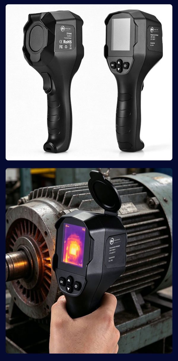 ZYH96 Pro — Caméra thermique portative -20 à +550 °C, TISR 240×240, lampe intégrée, multilingue ZYH96 Pro — Caméra thermique portative -20 à +550 °C, TISR 240×240, lampe intégr — vue 26