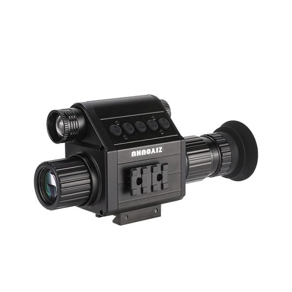 M5 — Lunette de vision nocturne 1080p, écran rond plein cadre, grande ouverture, IR 850 nm 100-200 m, laser