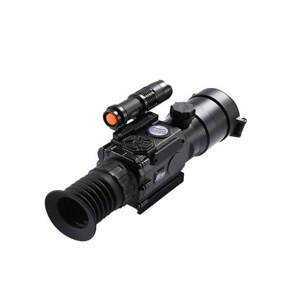 PQ1W — Lunette de vision nocturne 1080p, zoom 11x, 600 m sous les étoiles, traitement FMC bleu, WiFi, IP65 PQ1W — Lunette de vision nocturne 1080p, zoom 11x, 600 m sous les étoiles, traitement FMC bleu, WiFi, IP65