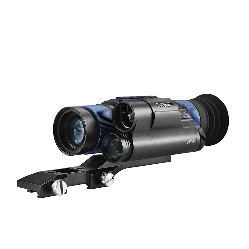 NV009A — Lunette de vision nocturne, boutons silencieux, zoom 16x, 3 niveaux d&rsquo;IR, écran rond,